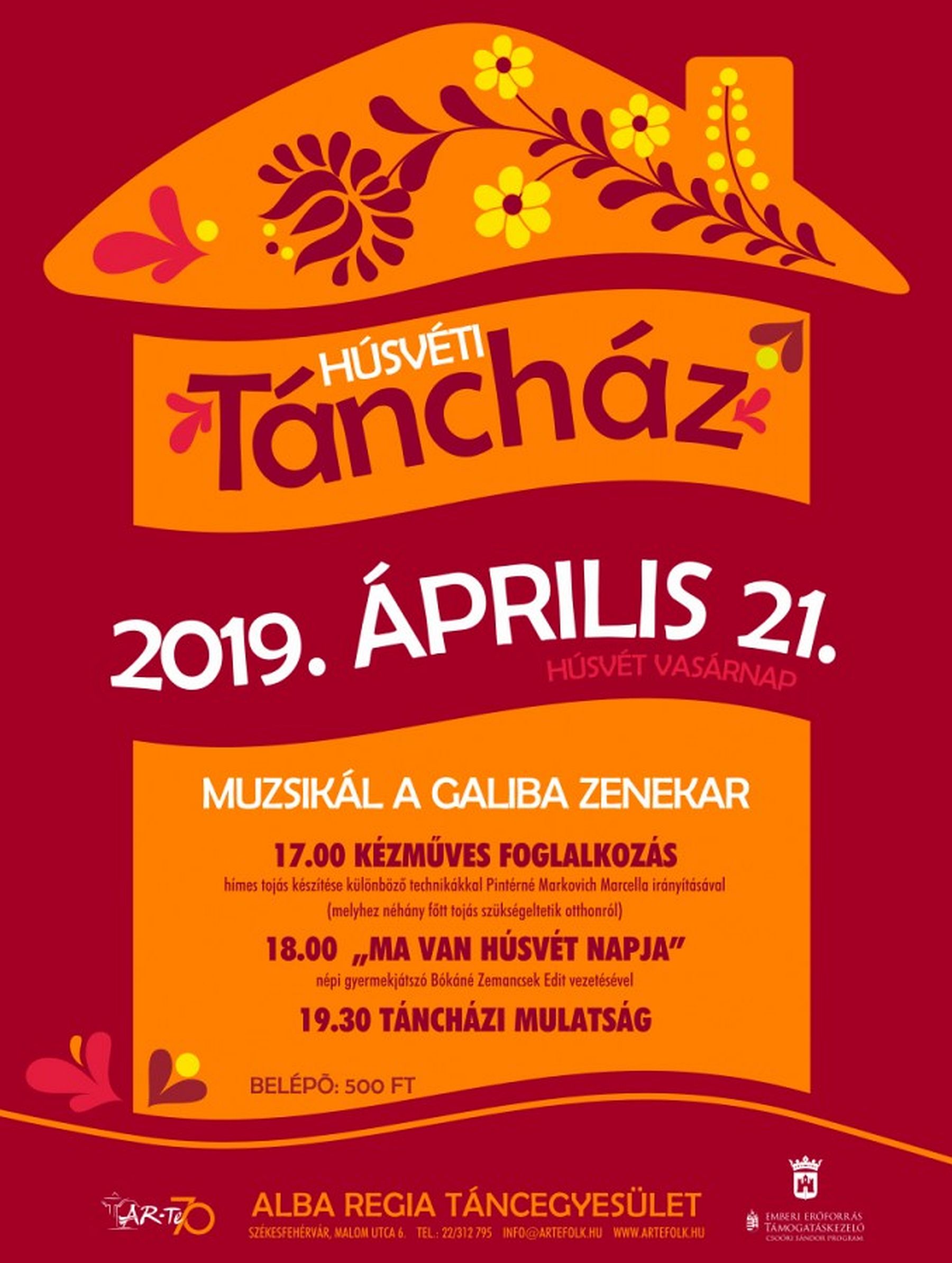 Mulatság, gyermekjátszó és kézműves foglalkozás húsvétvasárnap a Táncházban